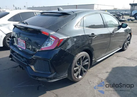 2017 Honda Civic Sport from USA, damaged, VIN SHHFK7H41HU406904